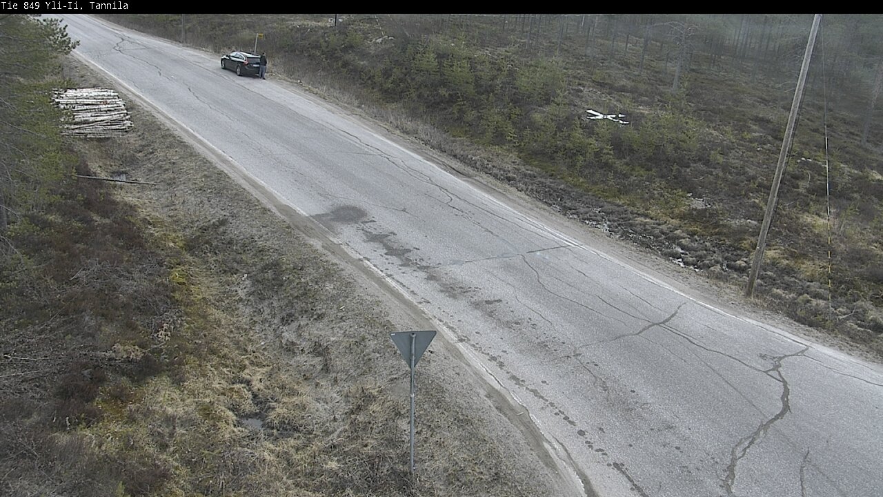 Weather Camera Image Väg 849 Yli-Ii, Tannila, Oulu, Pohjois-Pohjanmaa