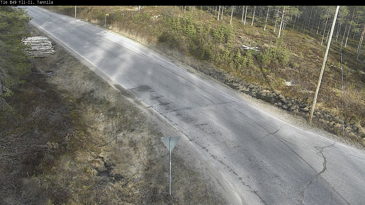 Weather Camera Image Väg 849 Yli-Ii, Tannila, Oulu, Pohjois-Pohjanmaa