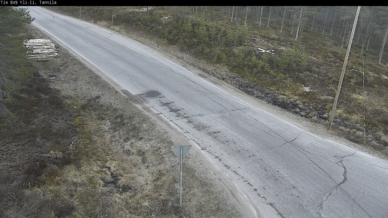 Weather Camera Image Väg 849 Yli-Ii, Tannila, Oulu, Pohjois-Pohjanmaa