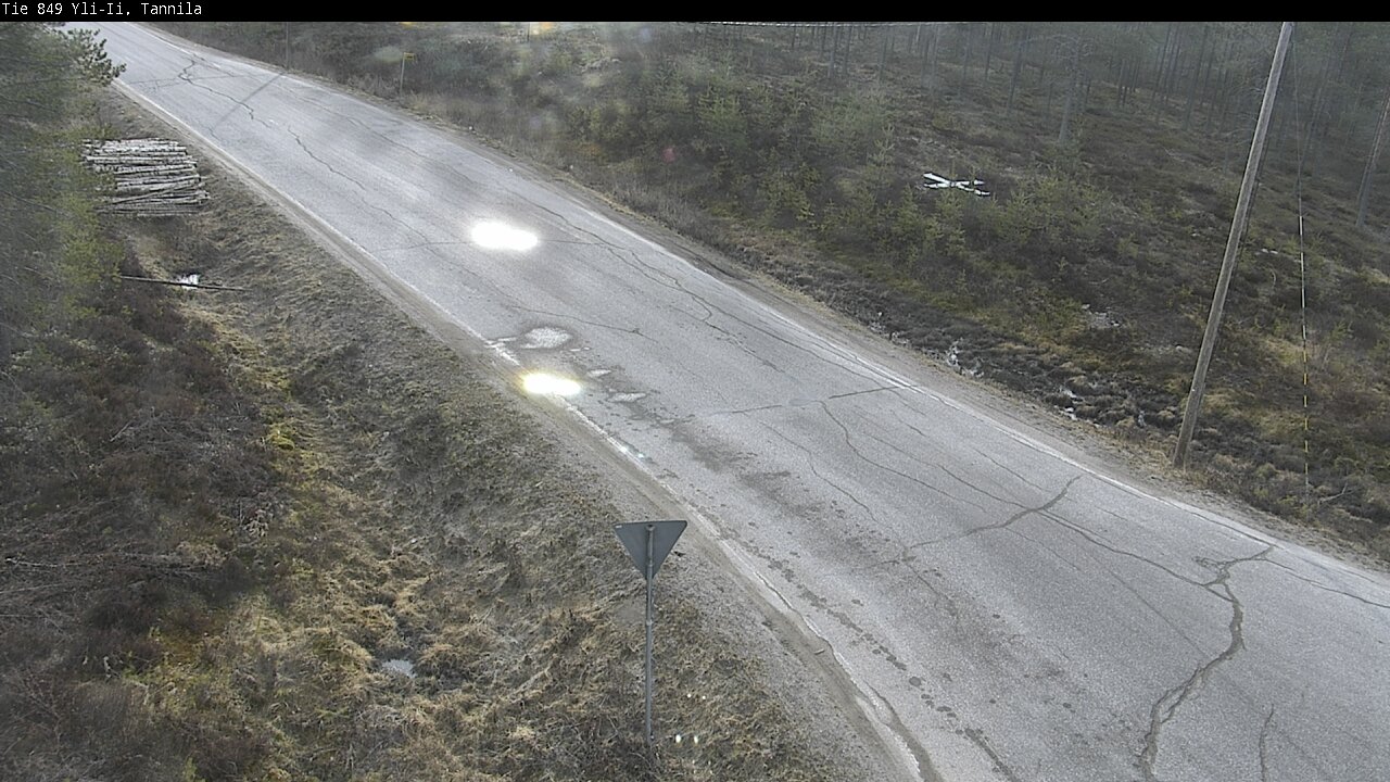 Weather Camera Image Väg 849 Yli-Ii, Tannila, Oulu, Pohjois-Pohjanmaa