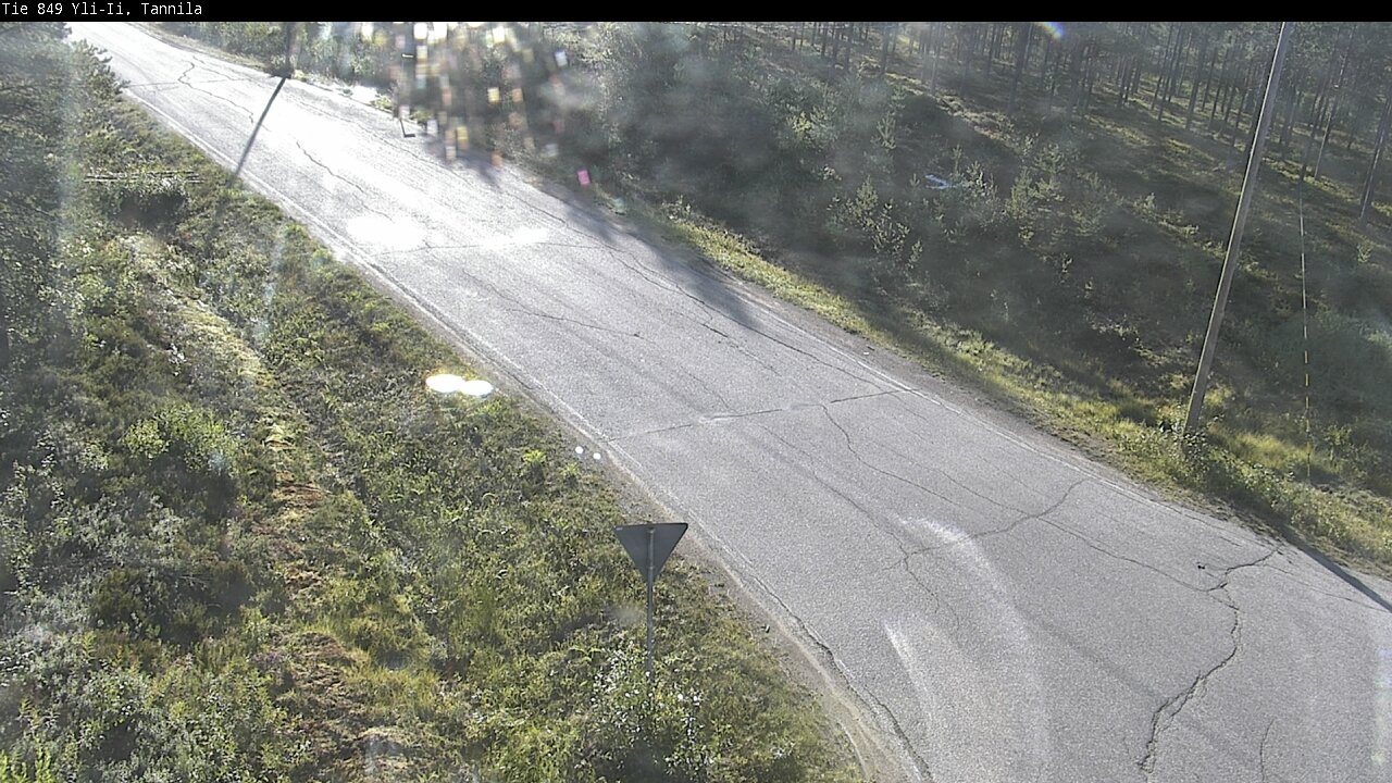 Weather Camera Image Väg 849 Yli-Ii, Tannila, Oulu, Pohjois-Pohjanmaa