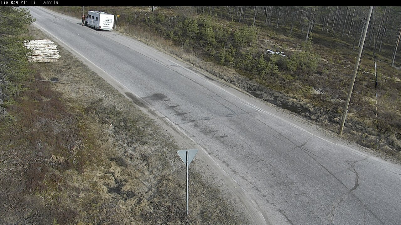 Weather Camera Image Väg 849 Yli-Ii, Tannila, Oulu, Pohjois-Pohjanmaa