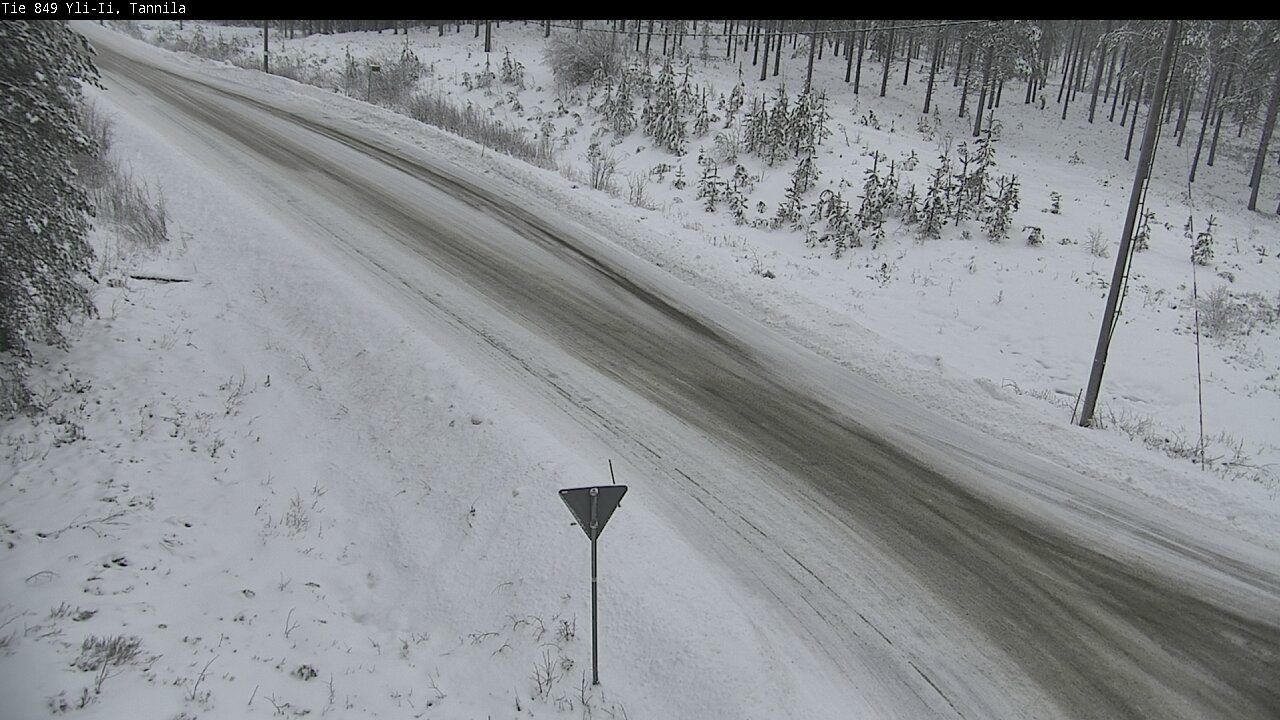 Weather Camera Image Väg 849 Yli-Ii, Tannila, Oulu, Pohjois-Pohjanmaa