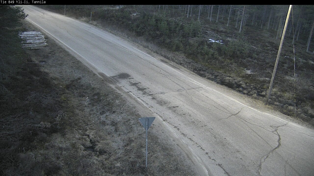 Weather Camera Image Väg 849 Yli-Ii, Tannila, Oulu, Pohjois-Pohjanmaa