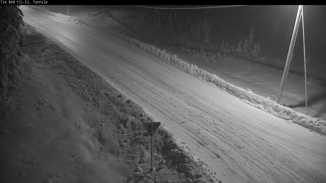Weather Camera Image Väg 849 Yli-Ii, Tannila, Oulu, Pohjois-Pohjanmaa