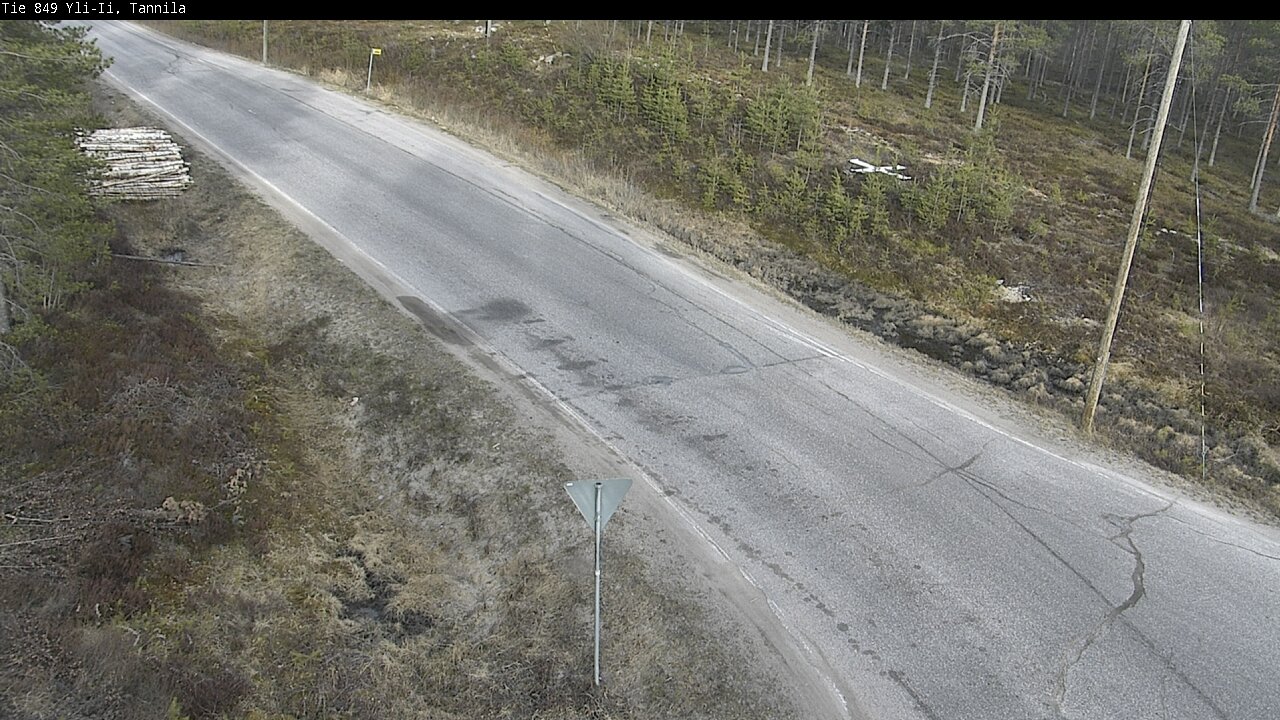 Weather Camera Image Väg 849 Yli-Ii, Tannila, Oulu, Pohjois-Pohjanmaa