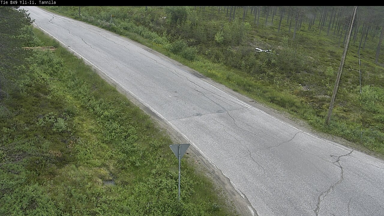 Weather Camera Image Road 849 Yli-Ii, Tannila, Oulu, Pohjois-Pohjanmaa