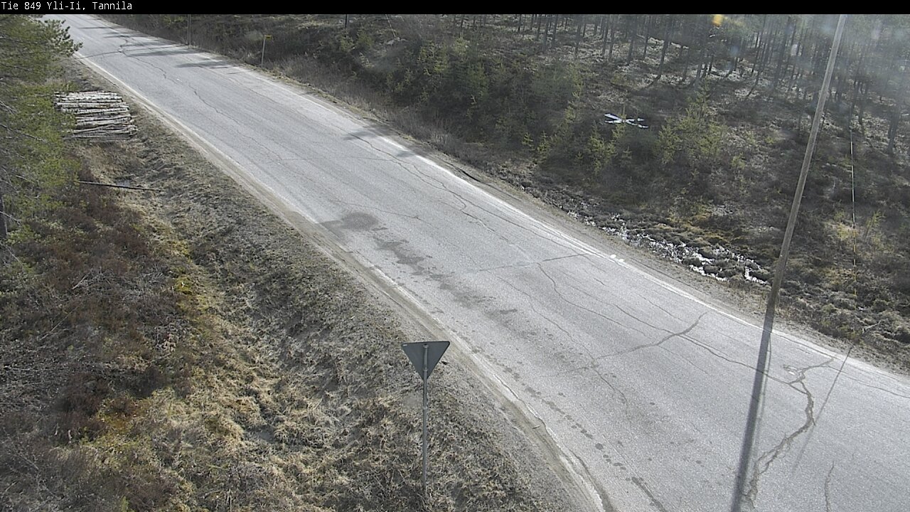 Weather Camera Image Väg 849 Yli-Ii, Tannila, Oulu, Pohjois-Pohjanmaa