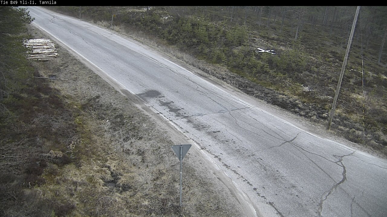 Weather Camera Image Road 849 Yli-Ii, Tannila, Oulu, Pohjois-Pohjanmaa