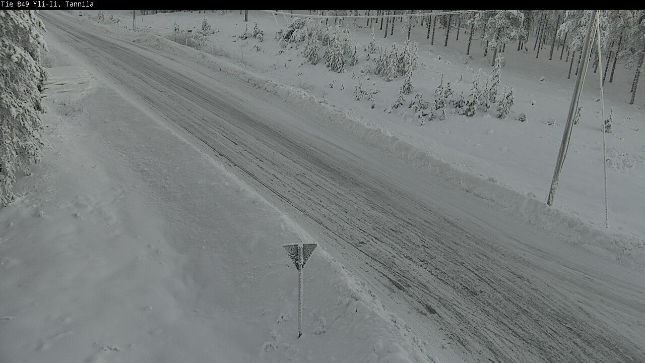 Weather Camera Image Väg 849 Yli-Ii, Tannila, Oulu, Pohjois-Pohjanmaa