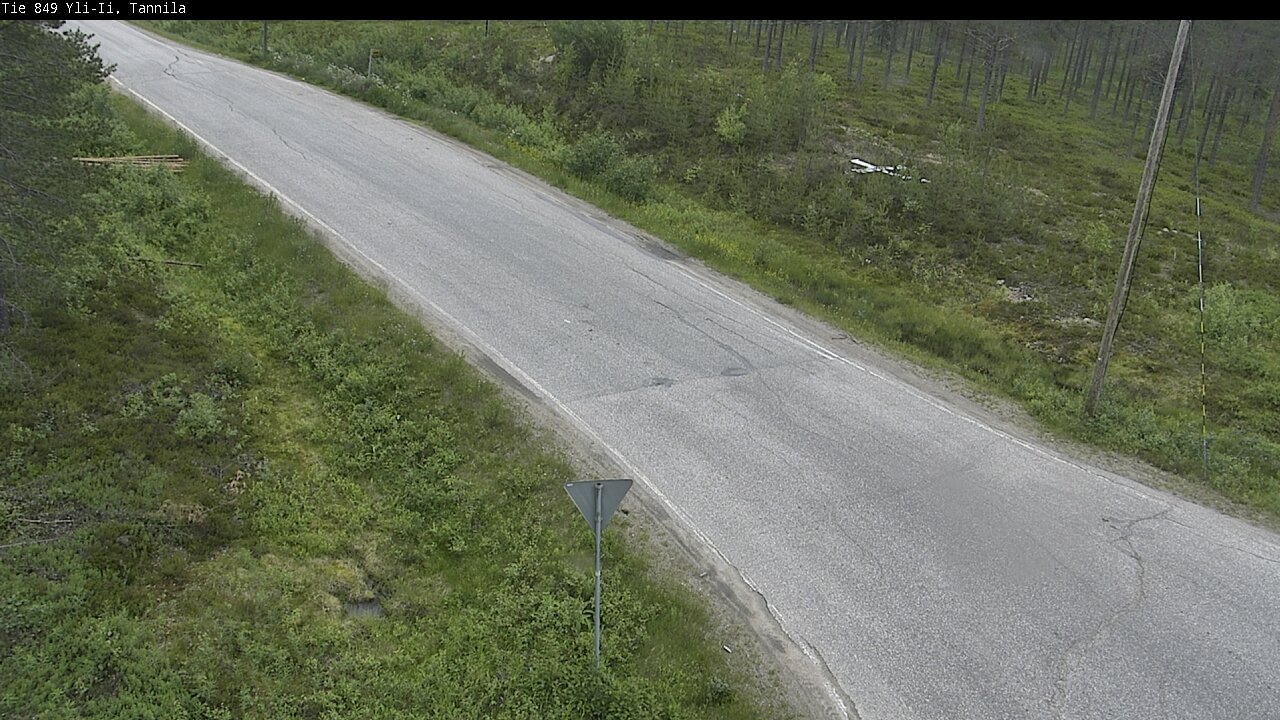 Weather Camera Image Road 849 Yli-Ii, Tannila, Oulu, Pohjois-Pohjanmaa