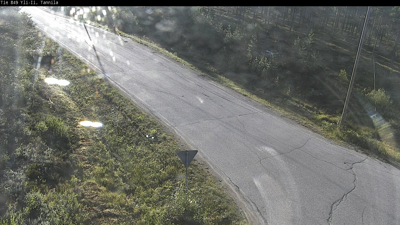 Weather Camera Image Väg 849 Yli-Ii, Tannila, Oulu, Pohjois-Pohjanmaa