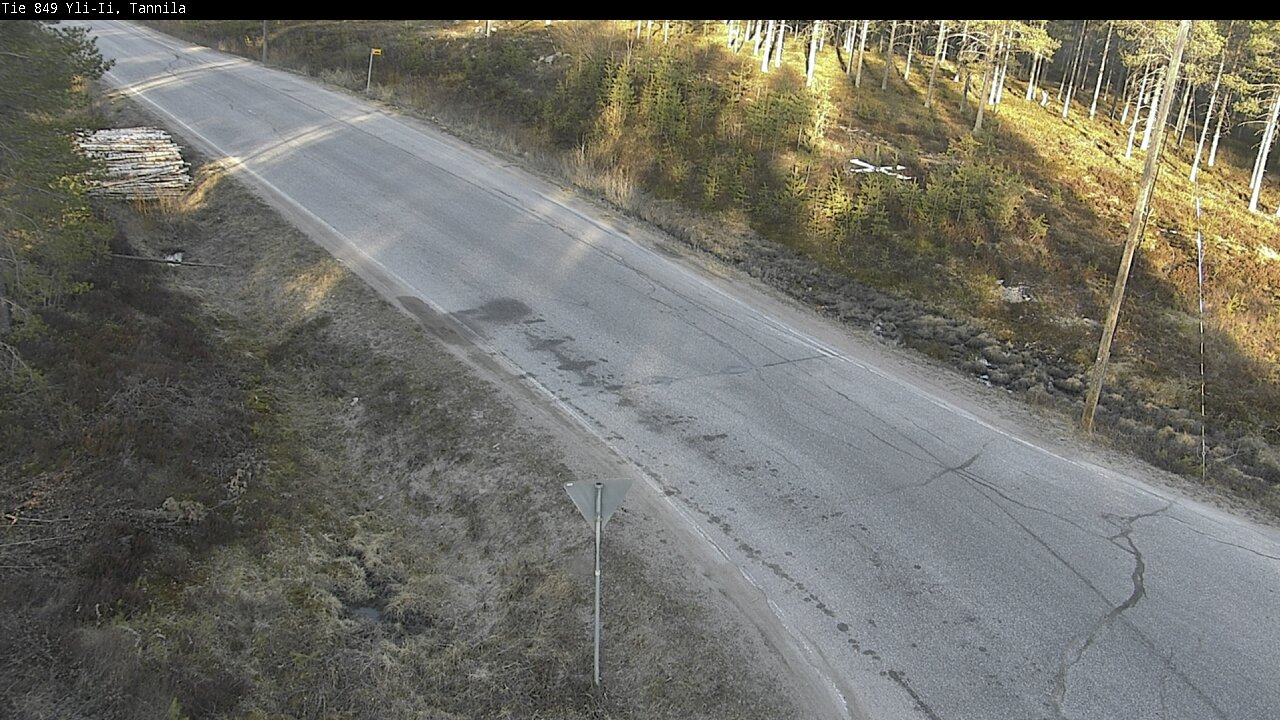 Weather Camera Image Väg 849 Yli-Ii, Tannila, Oulu, Pohjois-Pohjanmaa