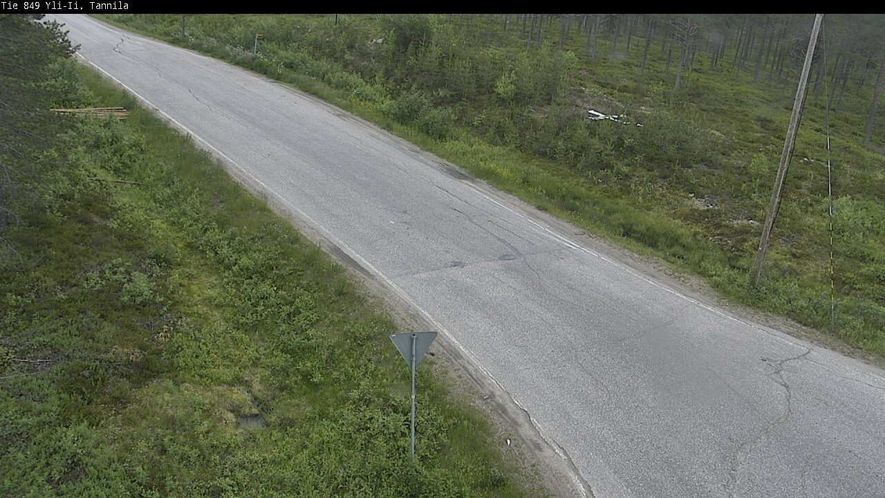 Weather Camera Image Road 849 Yli-Ii, Tannila, Oulu, Pohjois-Pohjanmaa
