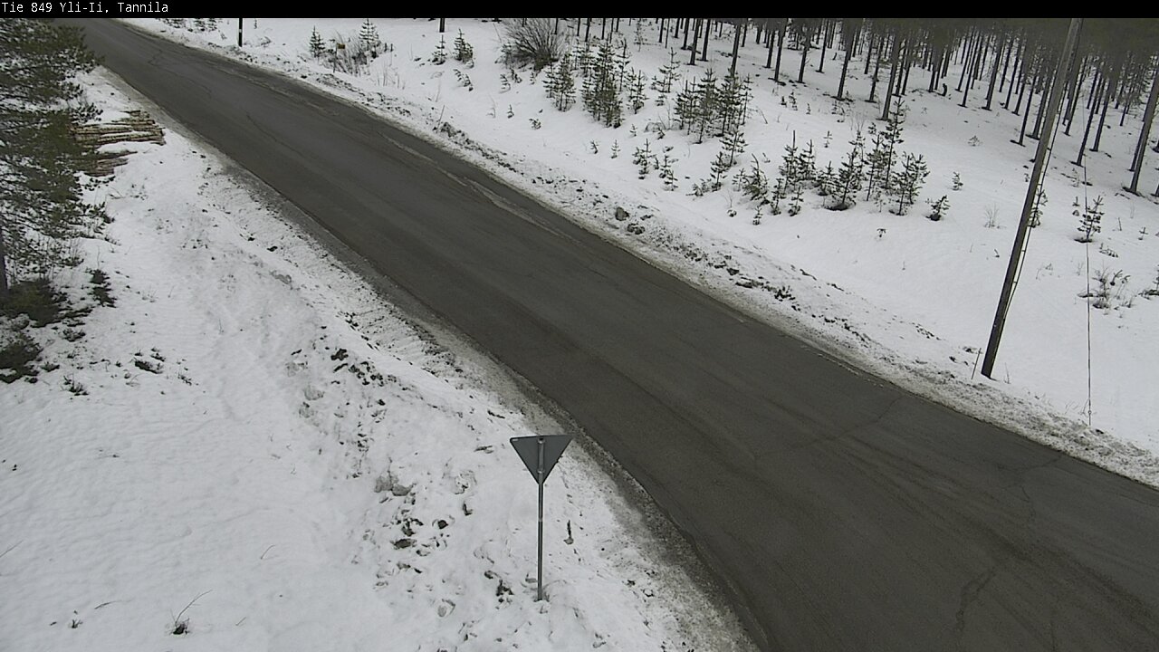 Weather Camera Image Väg 849 Yli-Ii, Tannila, Oulu, Pohjois-Pohjanmaa