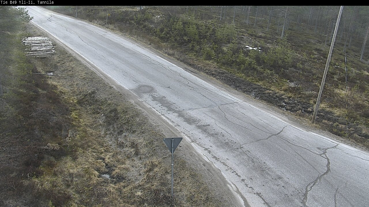 Weather Camera Image Väg 849 Yli-Ii, Tannila, Oulu, Pohjois-Pohjanmaa