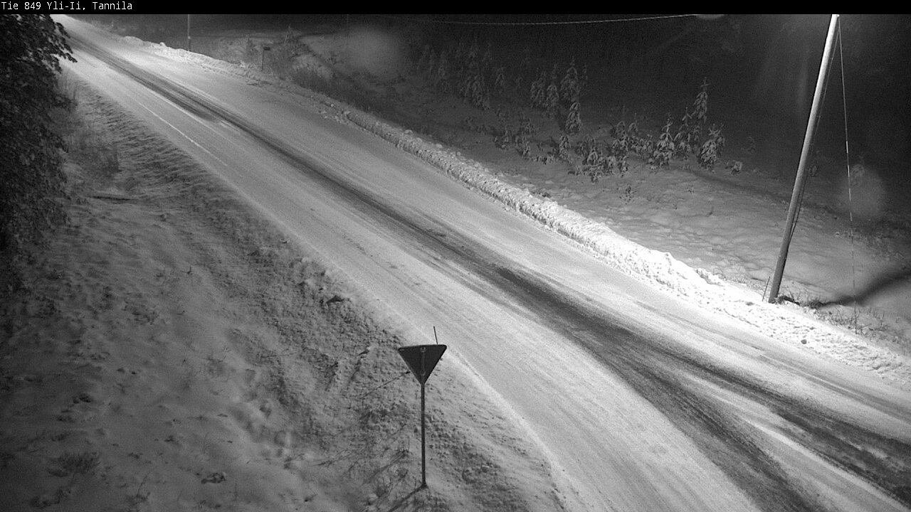 Weather Camera Image Väg 849 Yli-Ii, Tannila, Oulu, Pohjois-Pohjanmaa