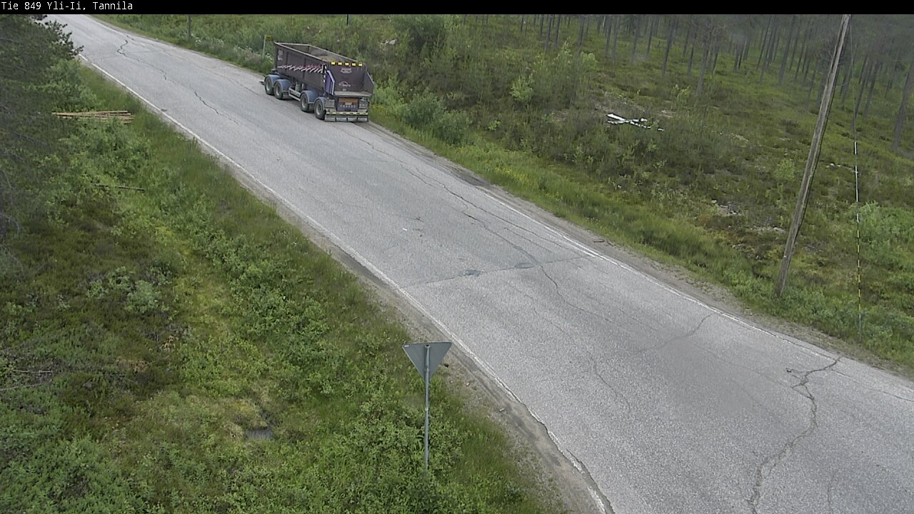 Weather Camera Image Road 849 Yli-Ii, Tannila, Oulu, Pohjois-Pohjanmaa