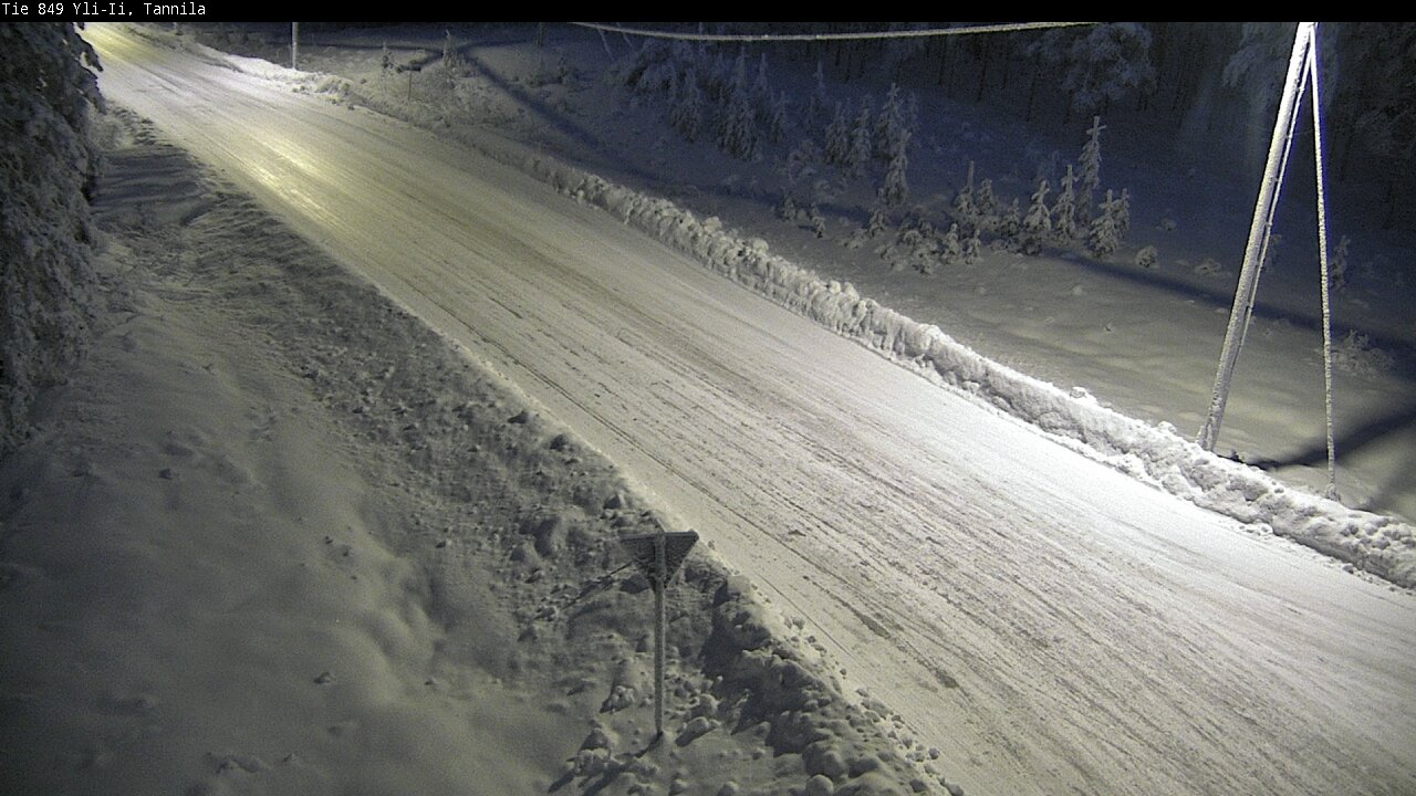 Weather Camera Image Väg 849 Yli-Ii, Tannila, Oulu, Pohjois-Pohjanmaa