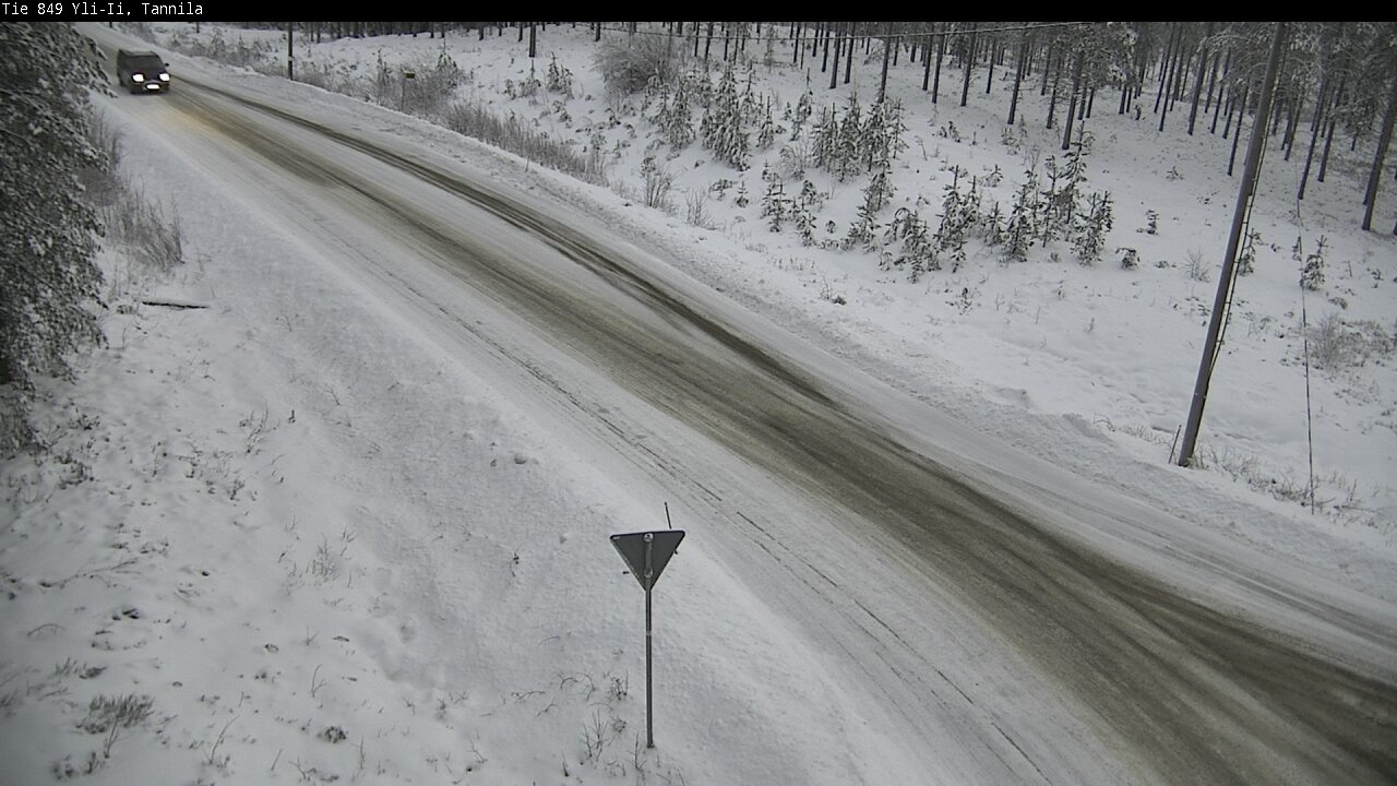 Weather Camera Image Väg 849 Yli-Ii, Tannila, Oulu, Pohjois-Pohjanmaa