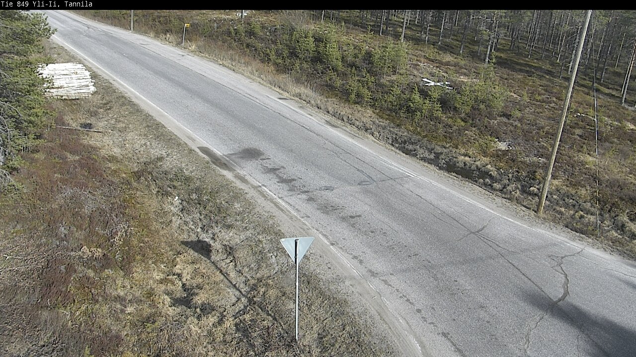 Weather Camera Image Väg 849 Yli-Ii, Tannila, Oulu, Pohjois-Pohjanmaa