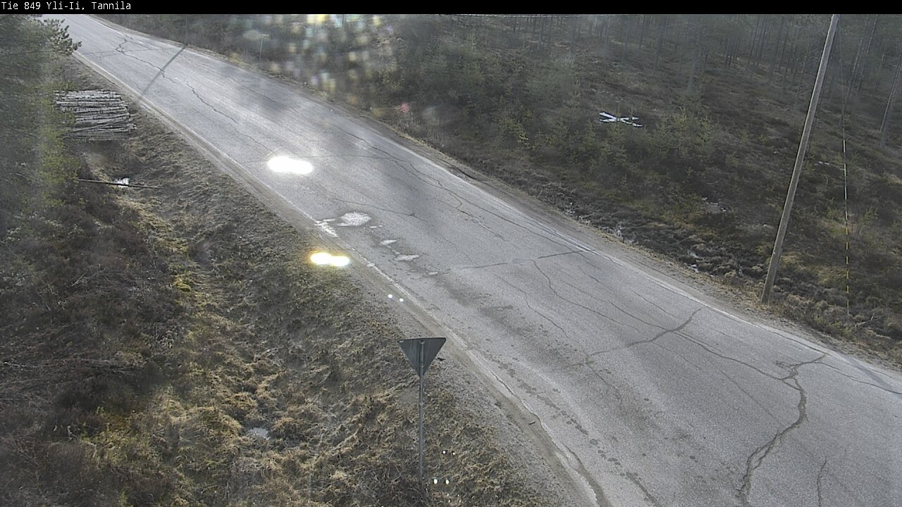 Weather Camera Image Väg 849 Yli-Ii, Tannila, Oulu, Pohjois-Pohjanmaa