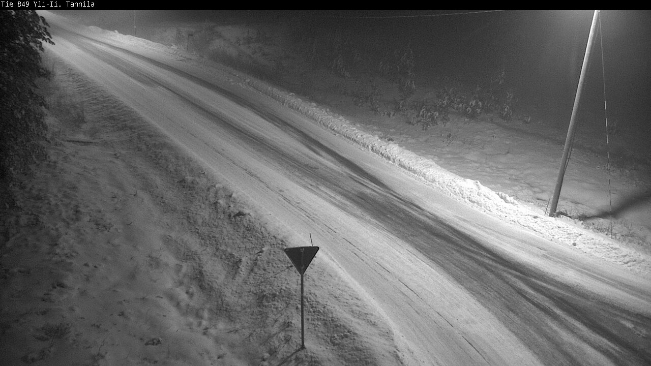 Weather Camera Image Väg 849 Yli-Ii, Tannila, Oulu, Pohjois-Pohjanmaa