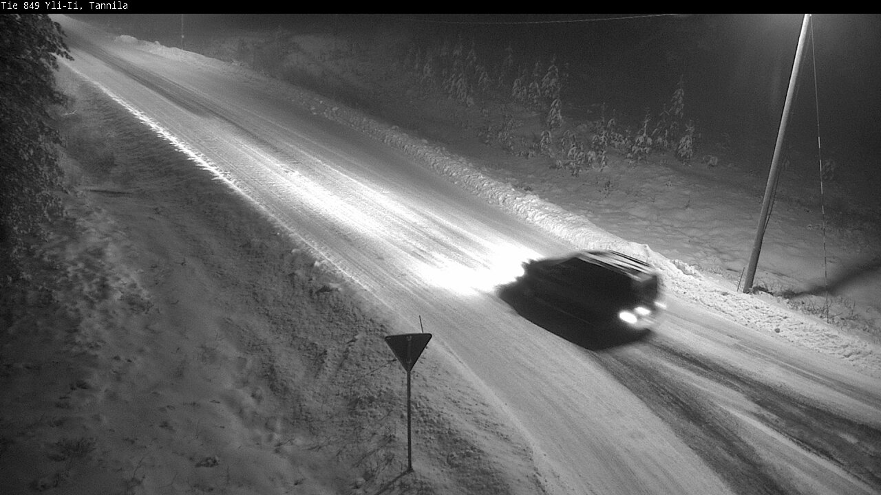 Weather Camera Image Väg 849 Yli-Ii, Tannila, Oulu, Pohjois-Pohjanmaa