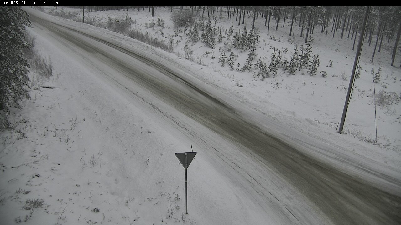 Weather Camera Image Väg 849 Yli-Ii, Tannila, Oulu, Pohjois-Pohjanmaa