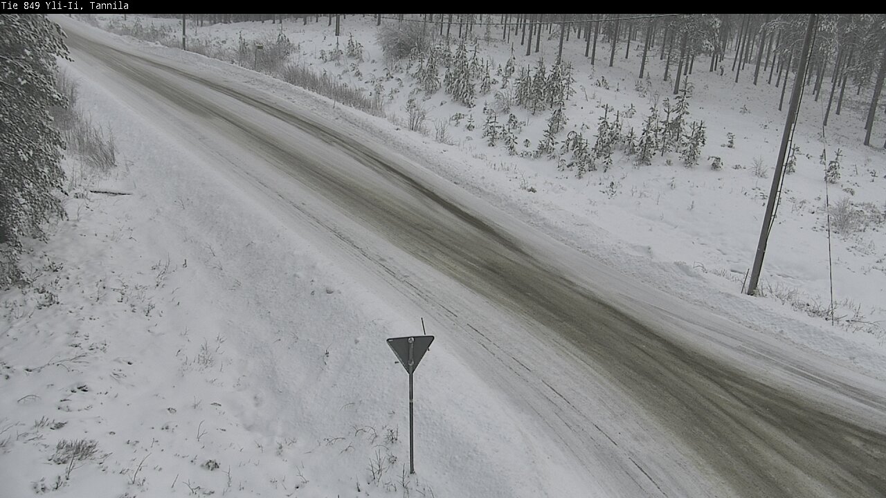 Weather Camera Image Väg 849 Yli-Ii, Tannila, Oulu, Pohjois-Pohjanmaa