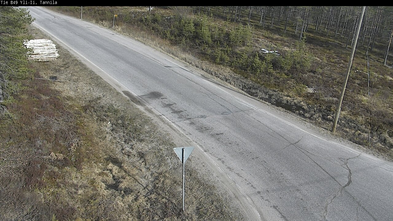 Weather Camera Image Väg 849 Yli-Ii, Tannila, Oulu, Pohjois-Pohjanmaa