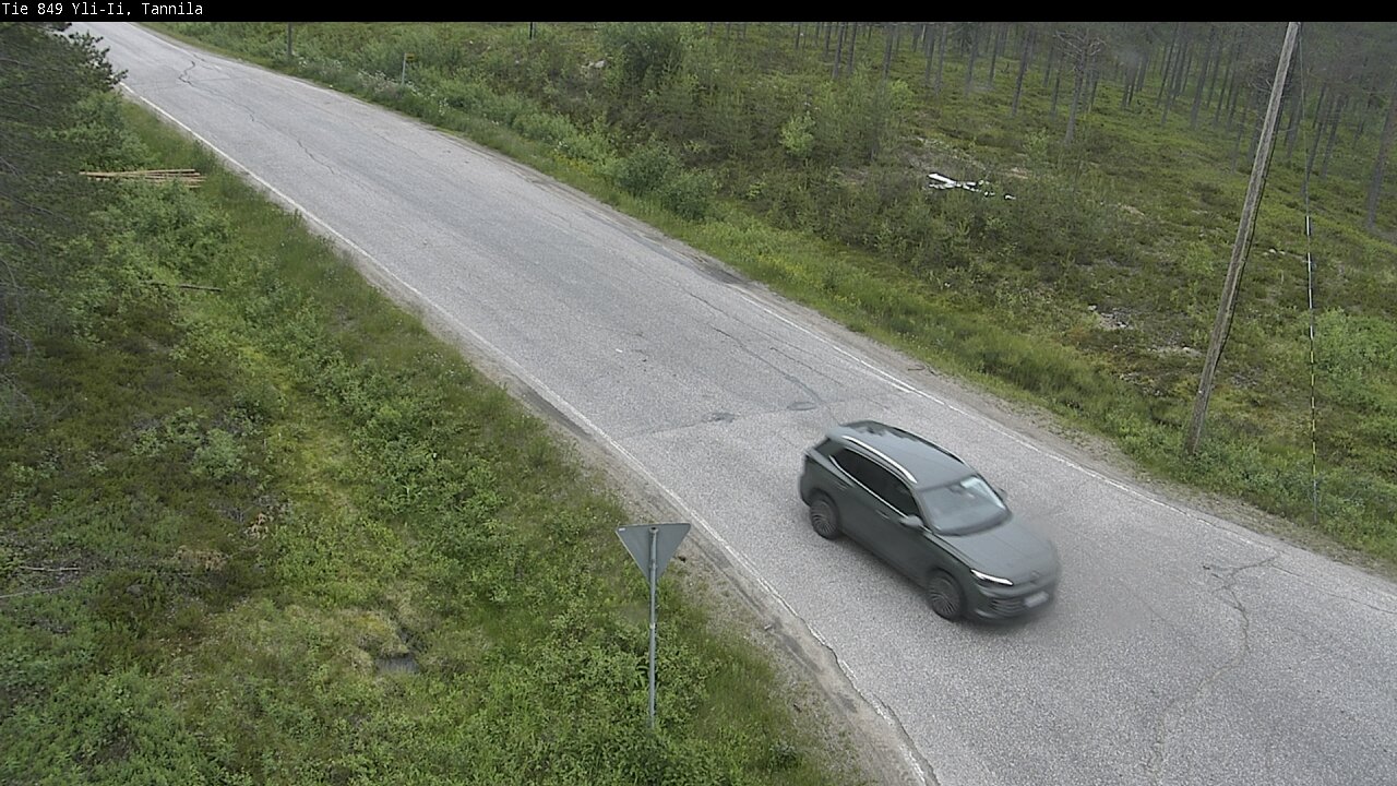Weather Camera Image Road 849 Yli-Ii, Tannila, Oulu, Pohjois-Pohjanmaa