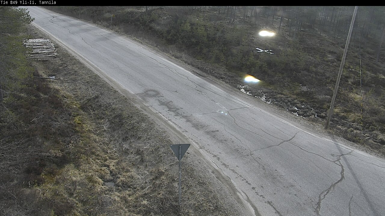 Weather Camera Image Väg 849 Yli-Ii, Tannila, Oulu, Pohjois-Pohjanmaa