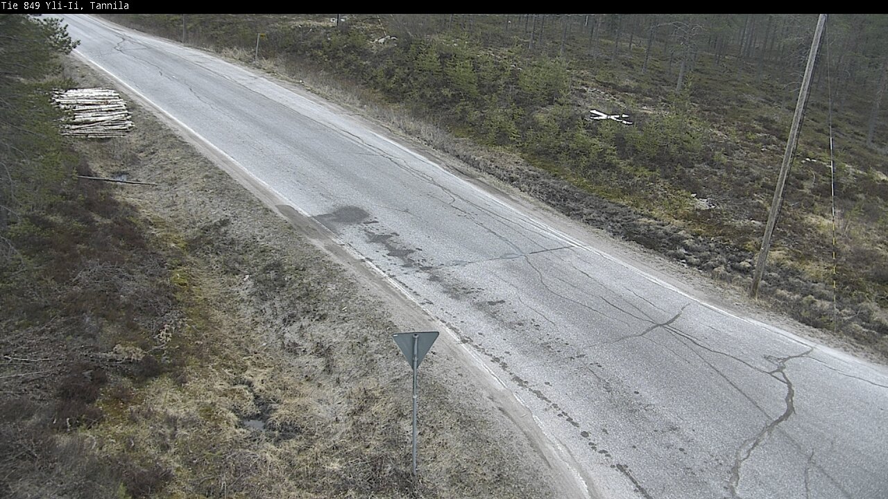 Weather Camera Image Road 849 Yli-Ii, Tannila, Oulu, Pohjois-Pohjanmaa