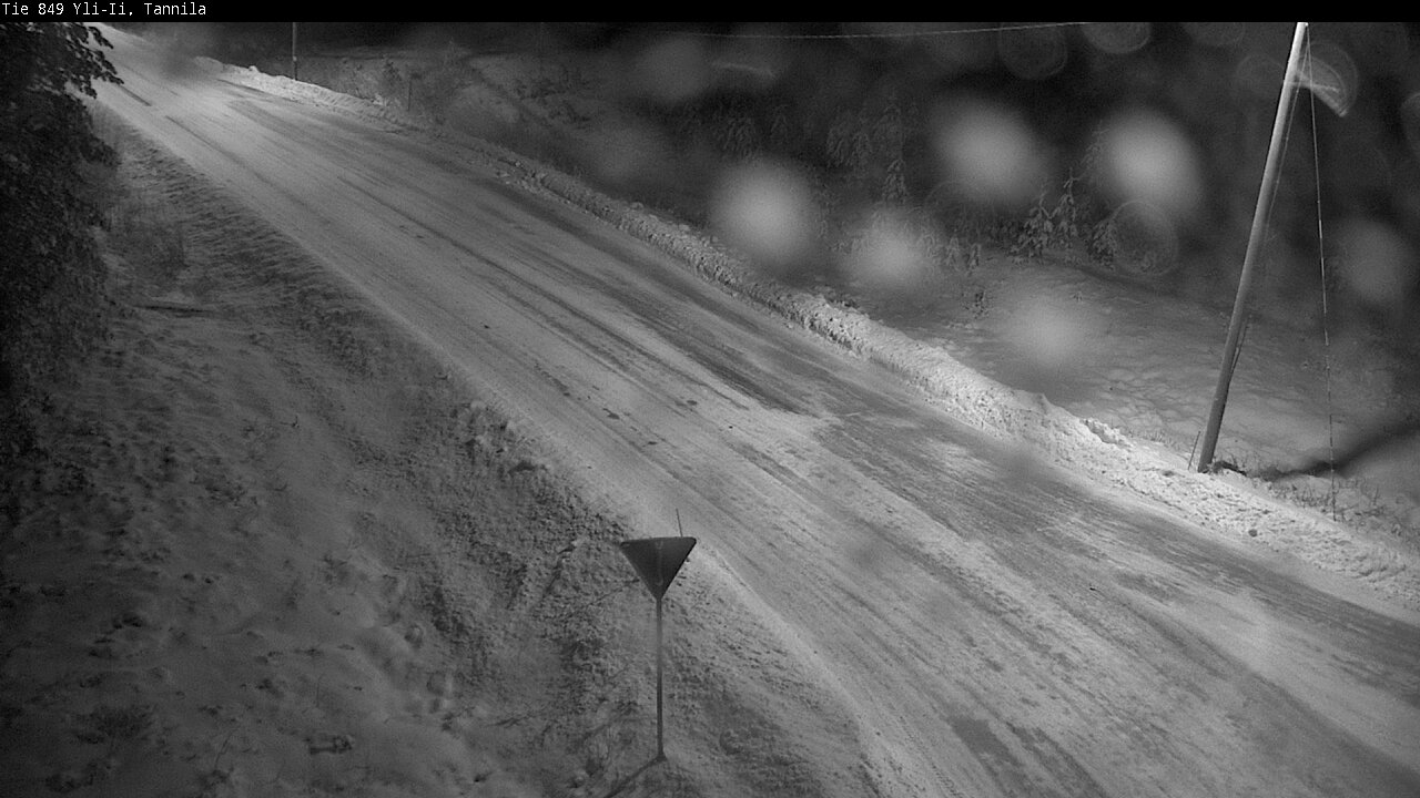 Weather Camera Image Väg 849 Yli-Ii, Tannila, Oulu, Pohjois-Pohjanmaa