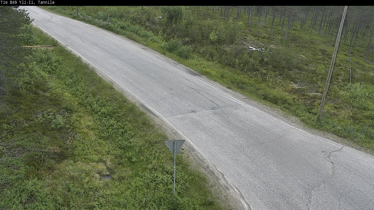 Weather Camera Image Road 849 Yli-Ii, Tannila, Oulu, Pohjois-Pohjanmaa