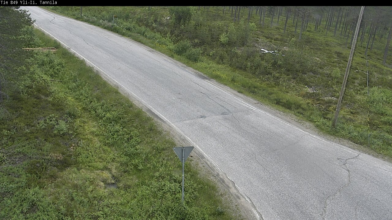Weather Camera Image Road 849 Yli-Ii, Tannila, Oulu, Pohjois-Pohjanmaa