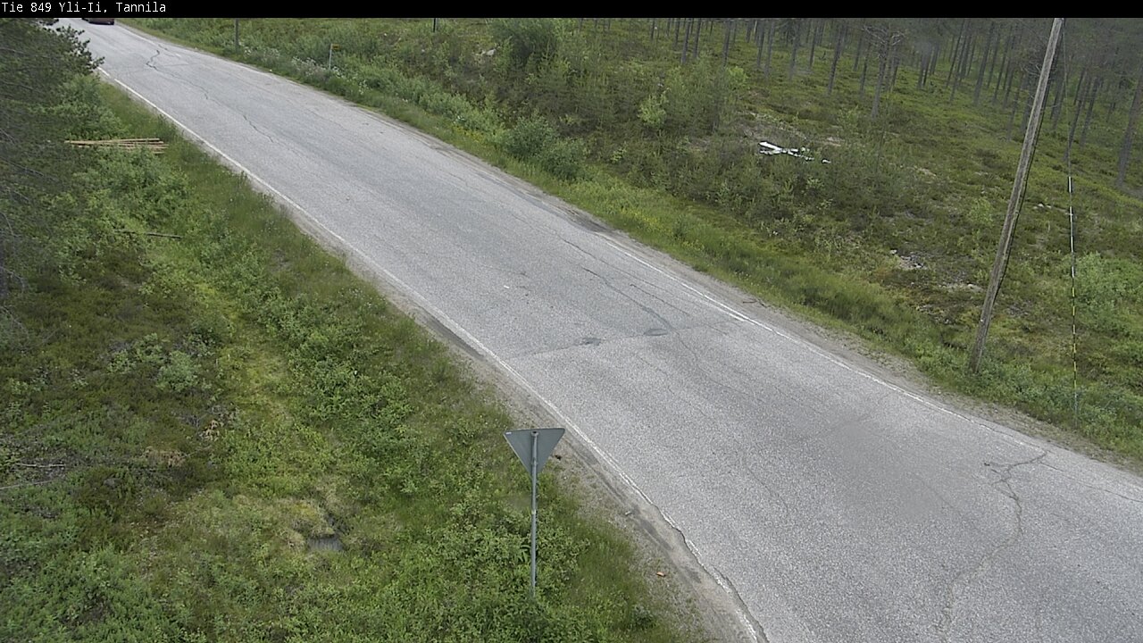 Weather Camera Image Road 849 Yli-Ii, Tannila, Oulu, Pohjois-Pohjanmaa