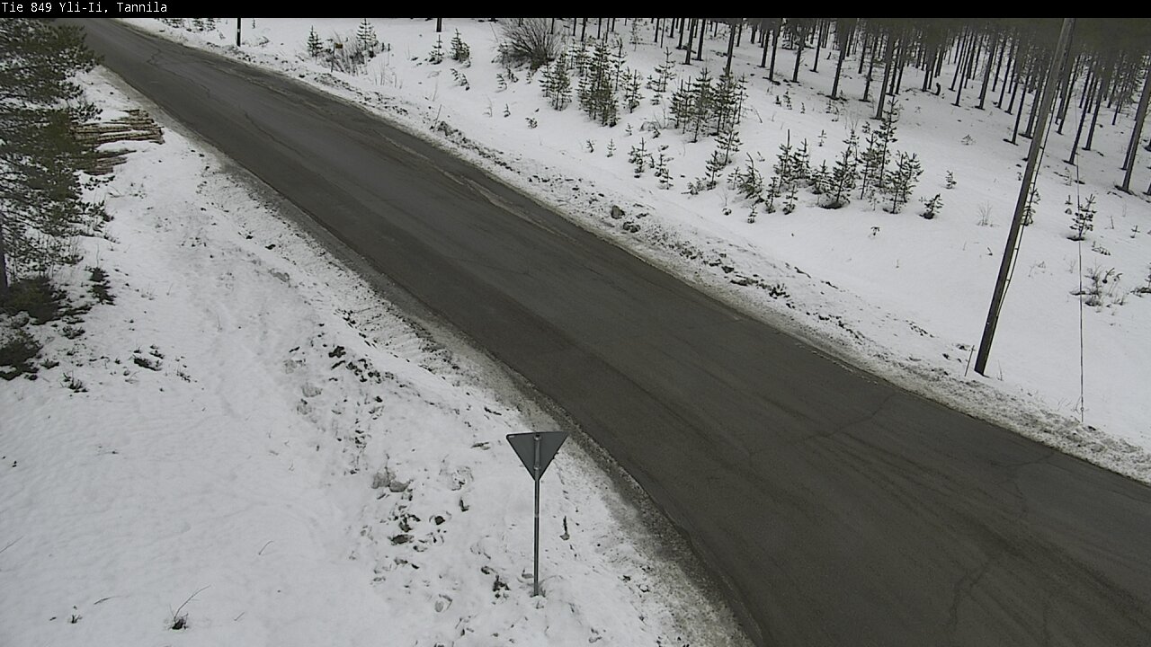 Weather Camera Image Väg 849 Yli-Ii, Tannila, Oulu, Pohjois-Pohjanmaa