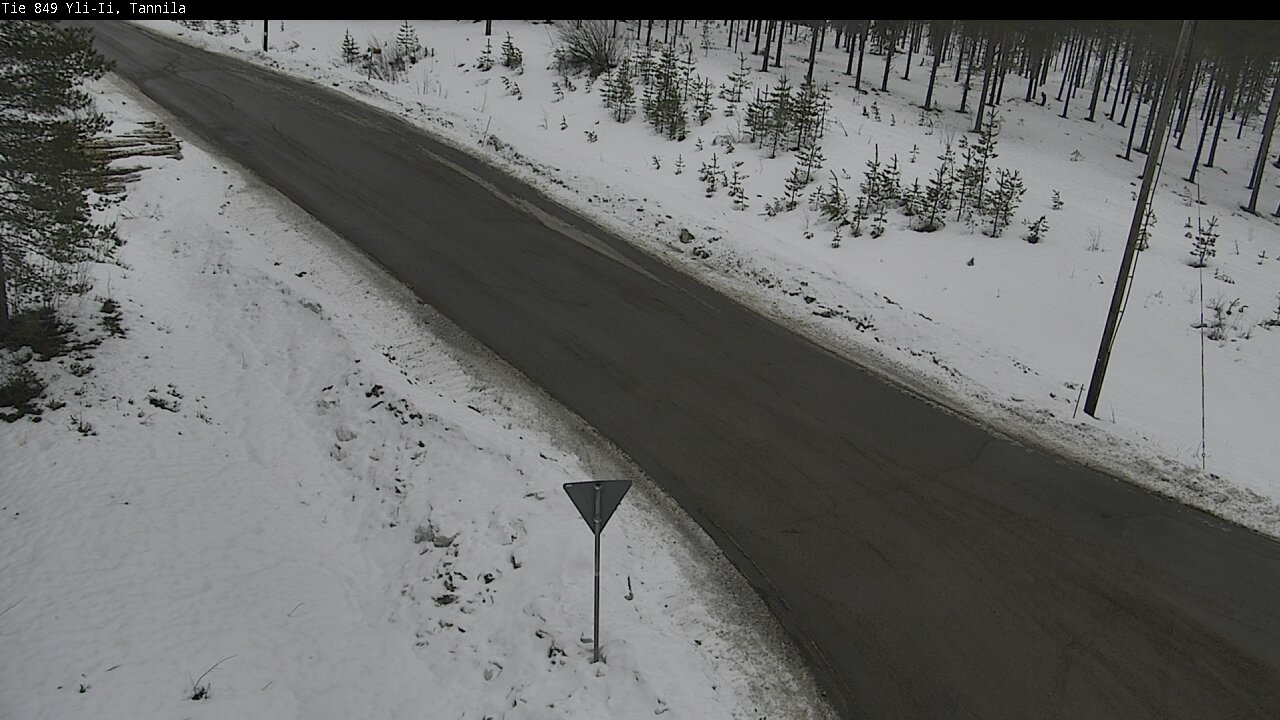 Weather Camera Image Road 849 Yli-Ii, Tannila, Oulu, Pohjois-Pohjanmaa