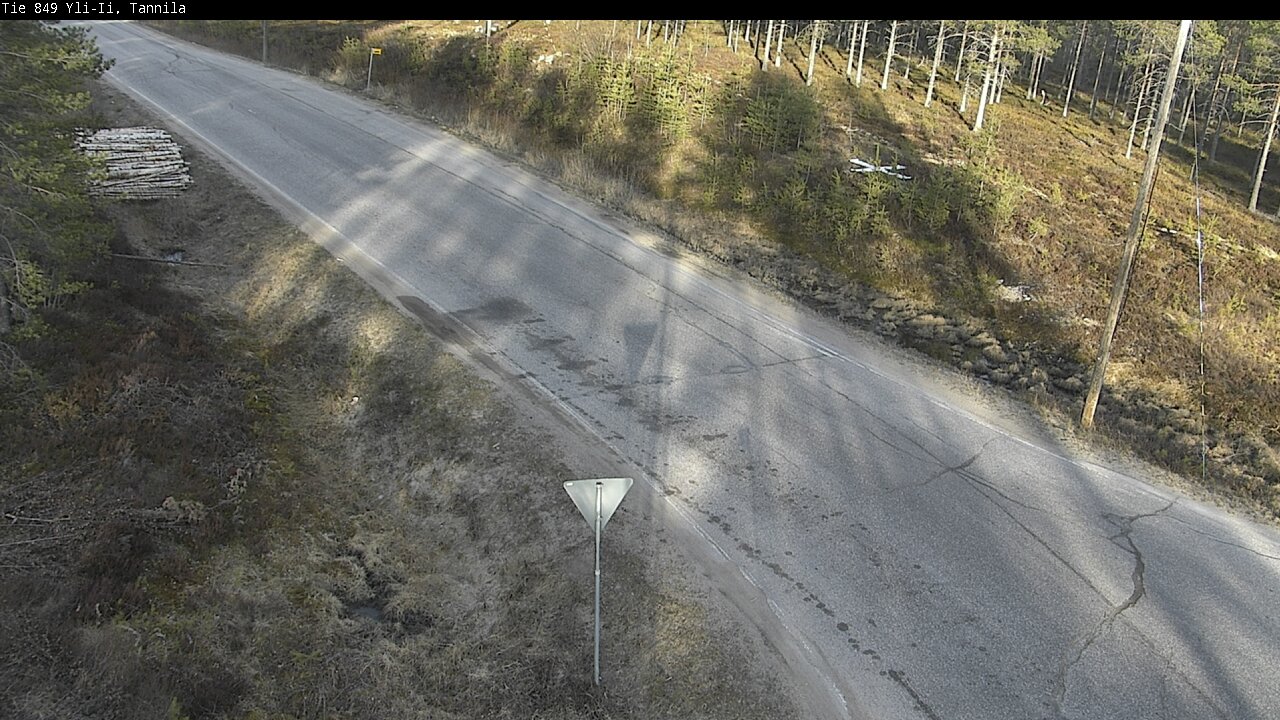 Weather Camera Image Väg 849 Yli-Ii, Tannila, Oulu, Pohjois-Pohjanmaa