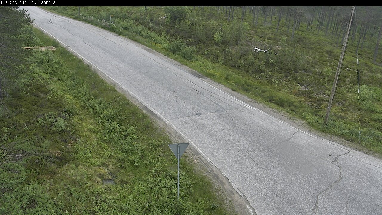 Weather Camera Image Väg 849 Yli-Ii, Tannila, Oulu, Pohjois-Pohjanmaa