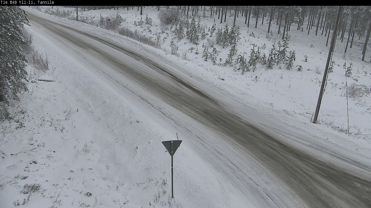 Weather Camera Image Väg 849 Yli-Ii, Tannila, Oulu, Pohjois-Pohjanmaa