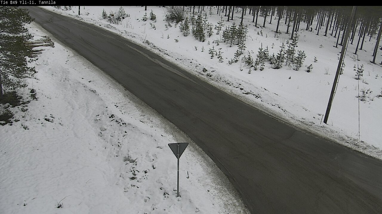 Weather Camera Image Road 849 Yli-Ii, Tannila, Oulu, Pohjois-Pohjanmaa