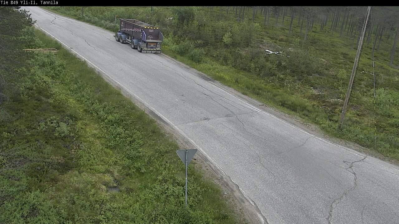 Weather Camera Image Road 849 Yli-Ii, Tannila, Oulu, Pohjois-Pohjanmaa
