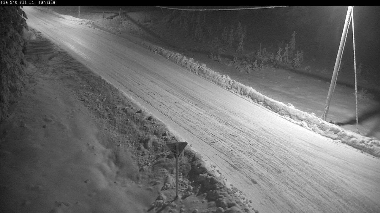 Weather Camera Image Väg 849 Yli-Ii, Tannila, Oulu, Pohjois-Pohjanmaa