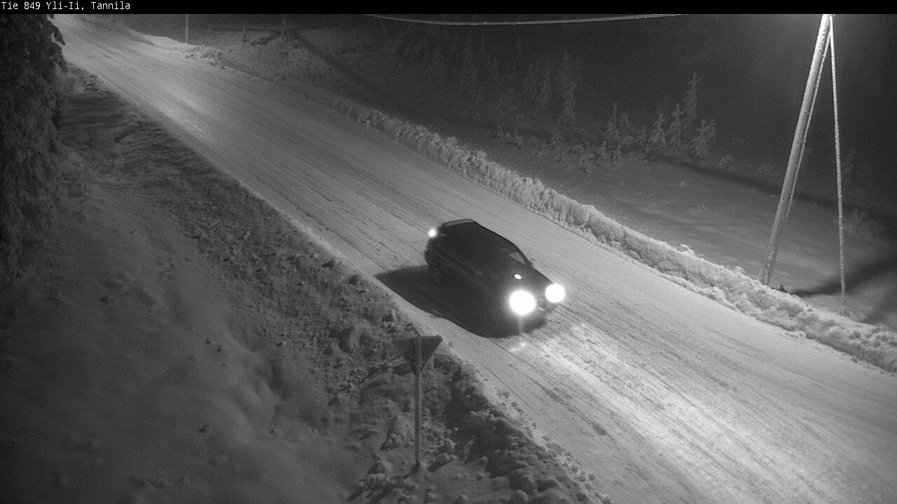 Weather Camera Image Väg 849 Yli-Ii, Tannila, Oulu, Pohjois-Pohjanmaa