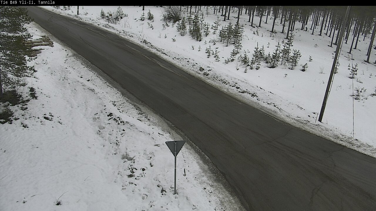 Weather Camera Image Väg 849 Yli-Ii, Tannila, Oulu, Pohjois-Pohjanmaa