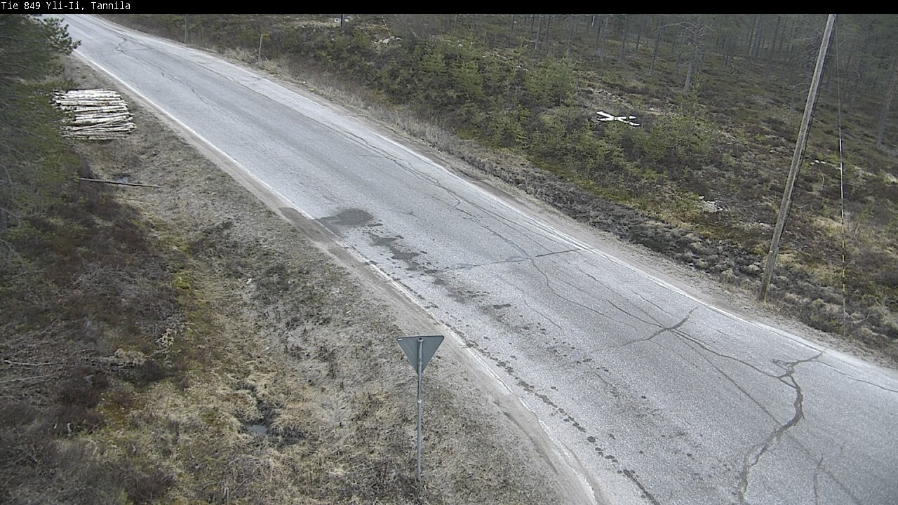Weather Camera Image Road 849 Yli-Ii, Tannila, Oulu, Pohjois-Pohjanmaa