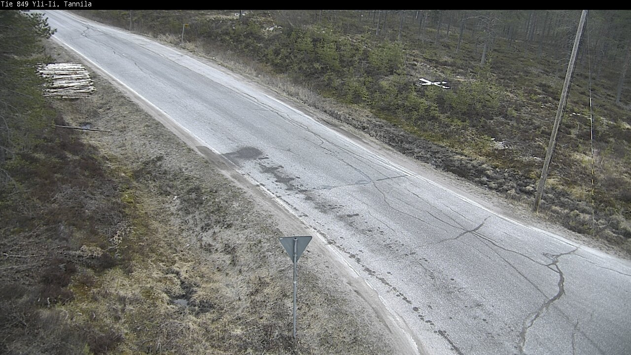 Weather Camera Image Road 849 Yli-Ii, Tannila, Oulu, Pohjois-Pohjanmaa